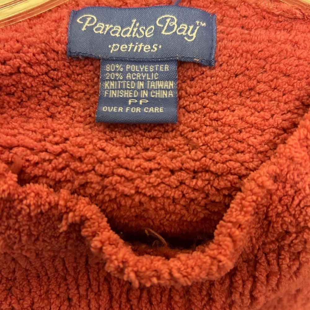 Cozy Pink Paradise Bay Crew Neck Sweater - Picture 5 of 5